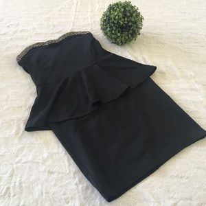 Black Zara tube stretch dress